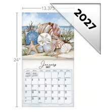 Coastal Shores 2027 Wall Calendar