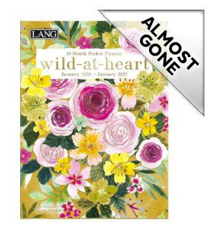 Wild At Heart 2026 Monthly Pocket Planner