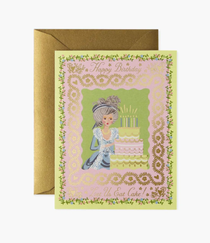 Let Us Eat Cake Birthday Card