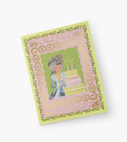 Let Us Eat Cake Birthday Card