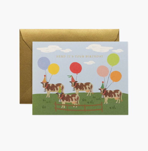 Herd It's Your Birthday Card