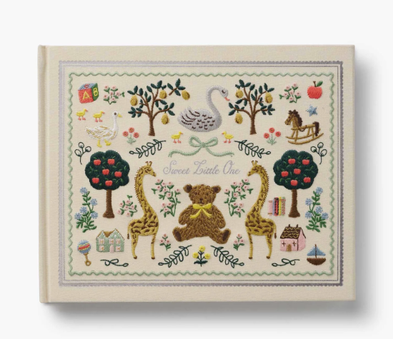 Embroidered Baby Book
