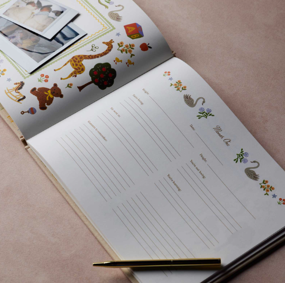 Embroidered Baby Book