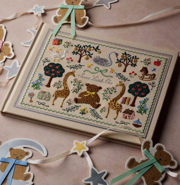 Embroidered Baby Book