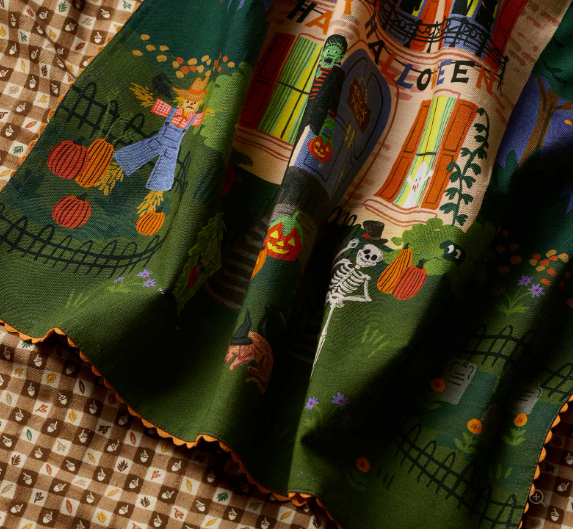 Haunted House Tea Towel