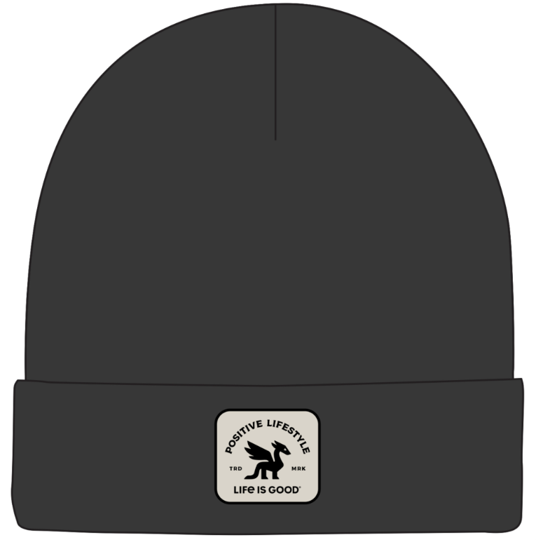 Adult Unisex Positive Lifestyle Dragon Cuff Beanie