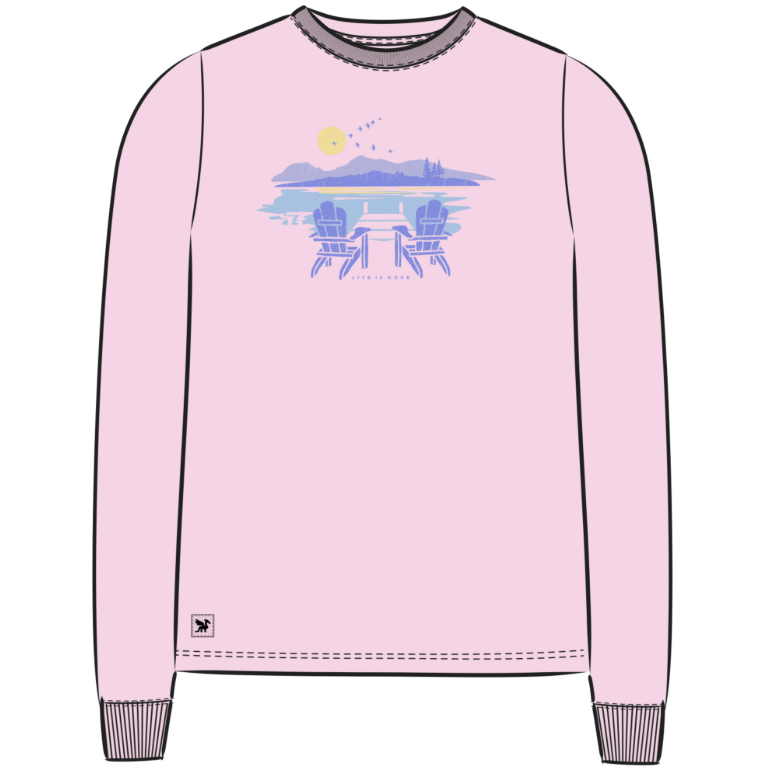 Women's Sunset Sitdown Long Sleeve Crush Tee