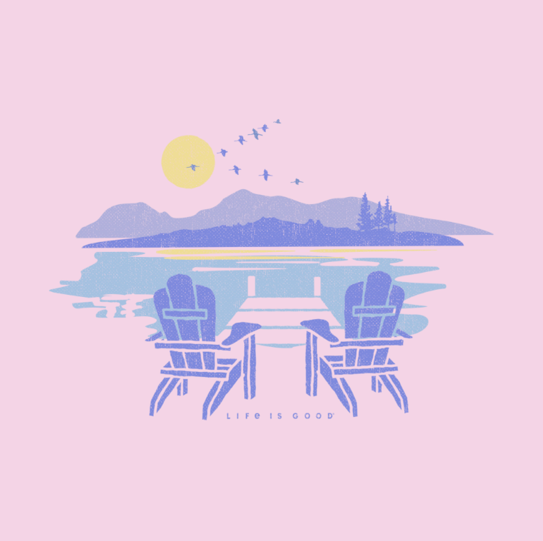 Women's Sunset Sitdown Long Sleeve Crush Tee