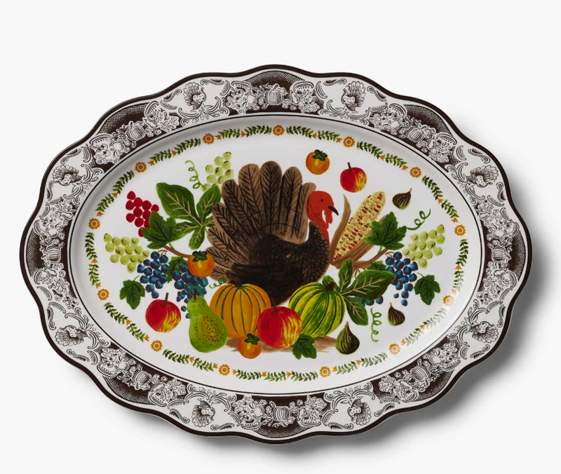 Harvest Large Porcelain Serving Platter