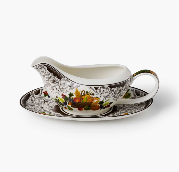 Harvest Porcelain Gravy Boat
