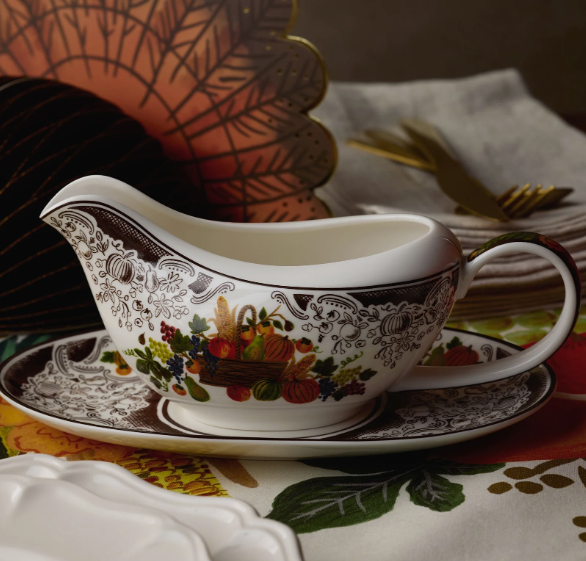 Harvest Porcelain Gravy Boat