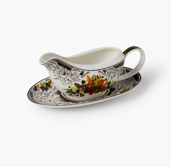 Harvest Porcelain Gravy Boat