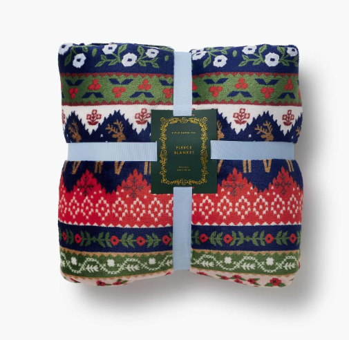 Ski Chalet Fleece Blanket