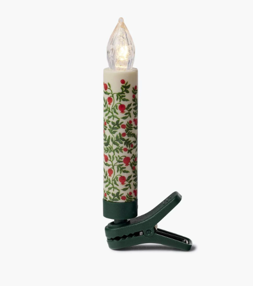 Christmastide Pomegranate Holiday Clip-On Candle Lights