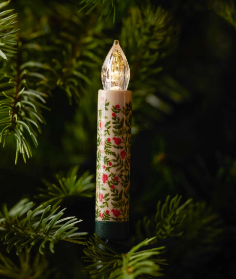 Christmastide Pomegranate Holiday Clip-On Candle Lights