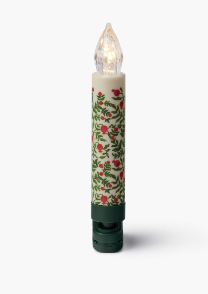 Christmastide Pomegranate Holiday Clip-On Candle Lights