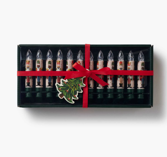 Nutcracker Brigade Holiday Clip-On Candle Lights