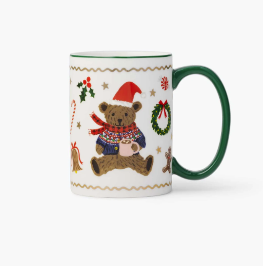 Beary Christmas Holiday Porcelain Mug