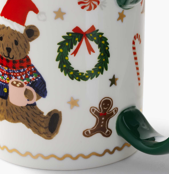 Beary Christmas Holiday Porcelain Mug