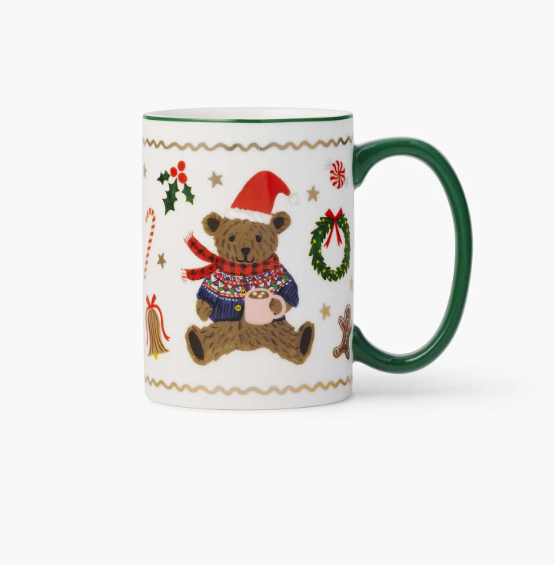 Beary Christmas Holiday Porcelain Mug