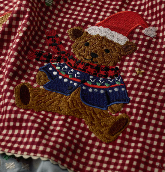 Beary Christmas Holiday Tea Towel