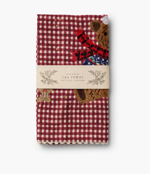 Beary Christmas Holiday Tea Towel
