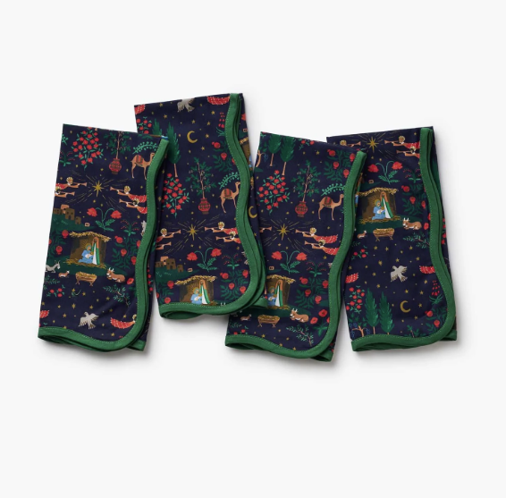 Nativity Cotton Napkin Set