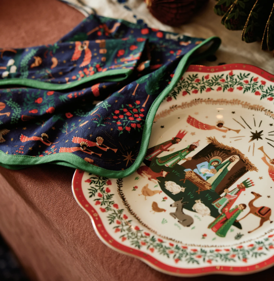 Nativity Cotton Napkin Set