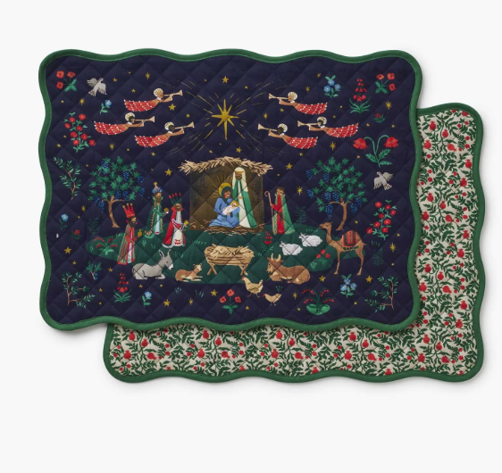 Nativity Cotton Placemat Set