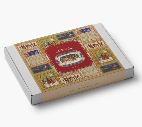 Christmas Carols Large Porcelain Serving Platter