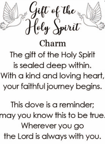 The Gift of the Holy Spirit Charms