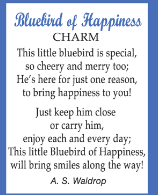 Bluebird of Happiness Charms