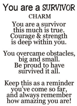 You are a Survivor Charm