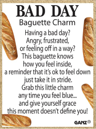 Bad Day Baguette Charm