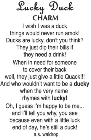 Lucky Duck Charm