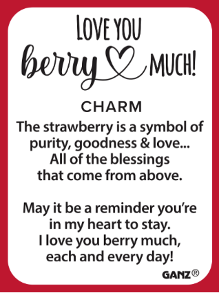 Love You Berry Much Charm