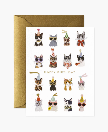 Cool Cats Birthday Card