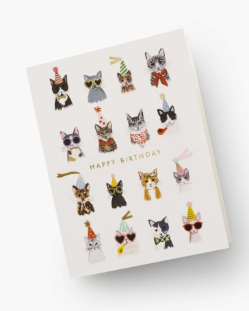 Cool Cats Birthday Card