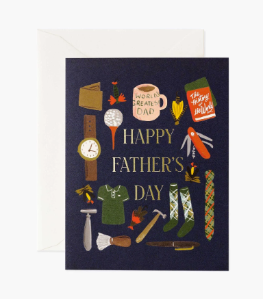 Dad's Favorite Things Greeting Card