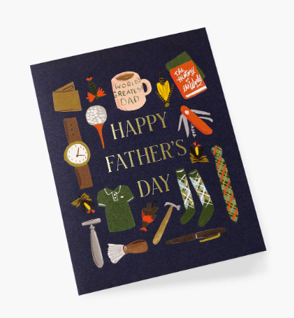 Dad's Favorite Things Greeting Card