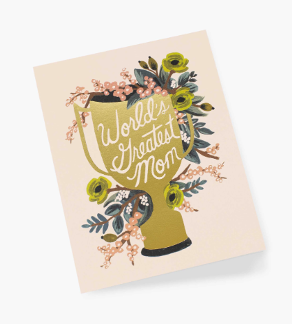 World's Greatest Mom Greeting Card