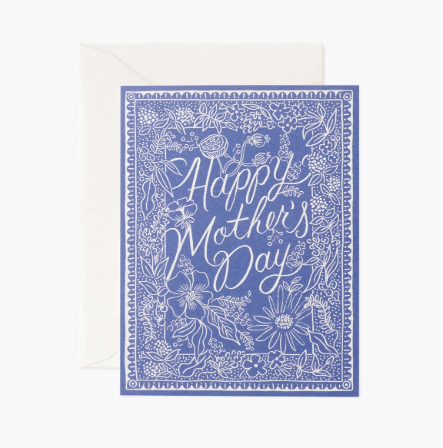 Delft Mother's Day Card Greeting Card
