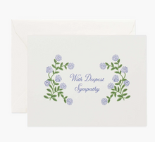 Hydrangea Sympathy Card Greeting Card