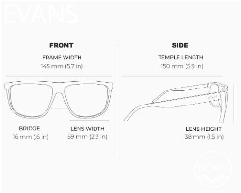 Evans Navy - Polarized Sunglasses