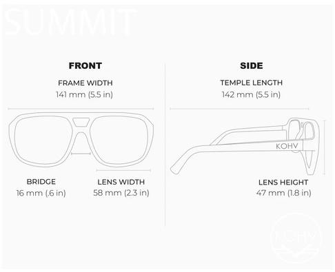 Summit Amber Tortoise - Polarized Sunglasses