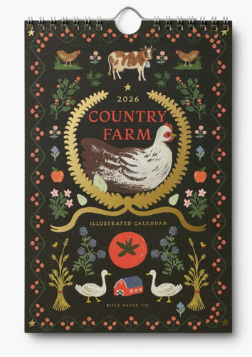 2026 Country Farm Kitchen Calendar (6x9)