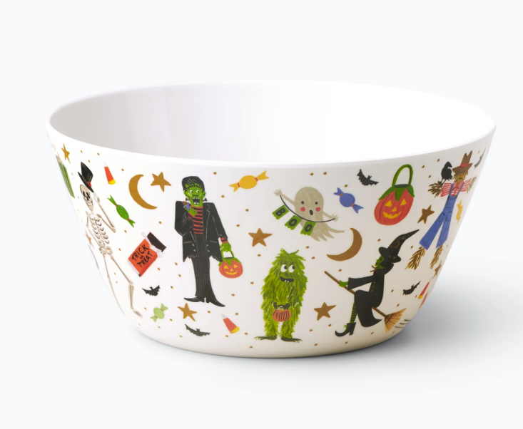 Halloween Parade Melamine Serving Bowl