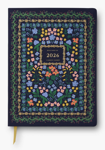 2026 Wildwood 12-Month Embroidered Bookbound Planner