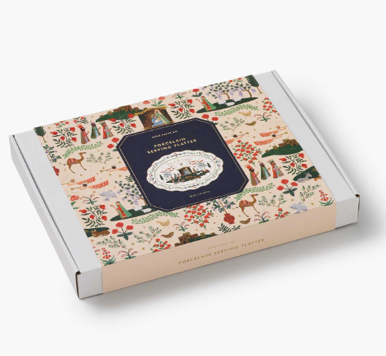 Nativity Large Porcelain Serving Platter