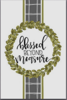 Blessed Beyond Measure Garden Flag